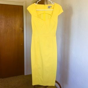 Yellow ASOS Wiggle Dress